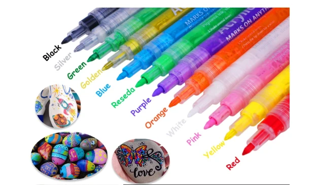 12colors Acrylic Paint Marker